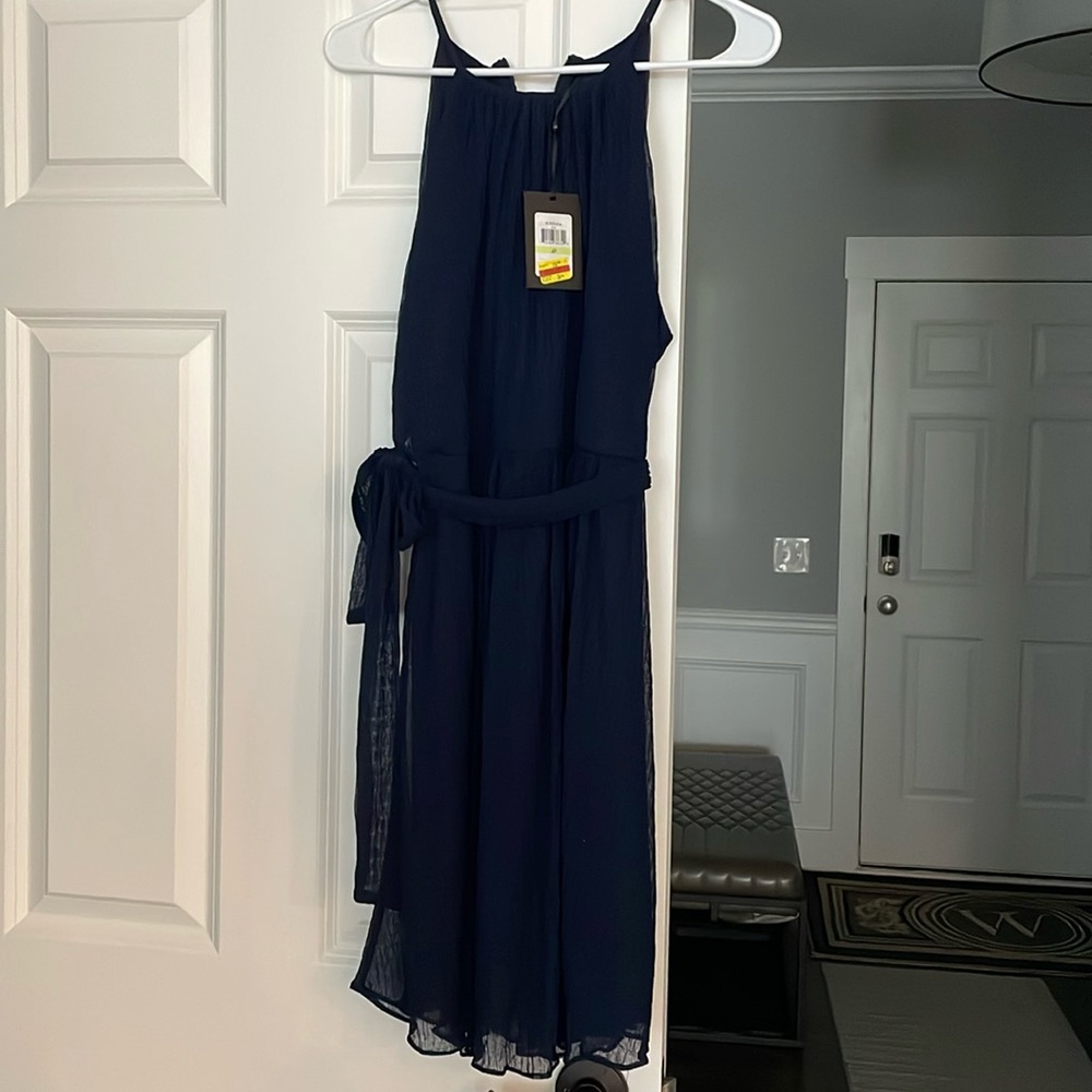 NWT Dkny Navy Dress Size 4P